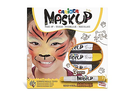 Instrumente de scris - Carioca mask-up animals 3/set skr145