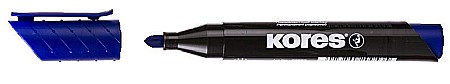 Rechizite școlare - Marker permanent kores vf rot albastru ko20933
