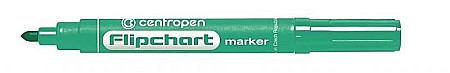 Birotică și accesorii birou - Marker flipchart verde 2.5 mm Centropen