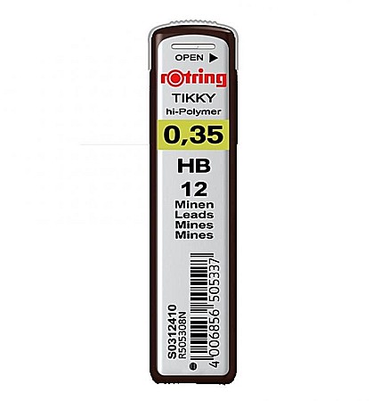 Rechizite școlare - Mina creion 0.35 mm HB Rotring