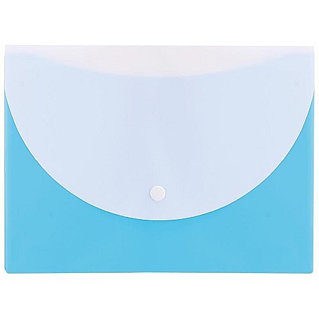 Mapa plastic cu buton A5 diverse culori neon Deli [1]