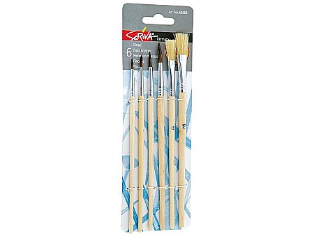 Artă și creativitate - Pensule scriva 6/set 4354