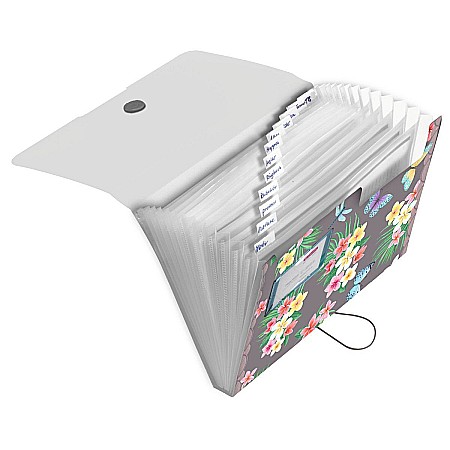 Organizare și arhivare - Mapa extensibila EOTG A4 12 compartimente Ladylike Butterflies