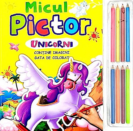 Cărți - Micul pictor: Unicorni