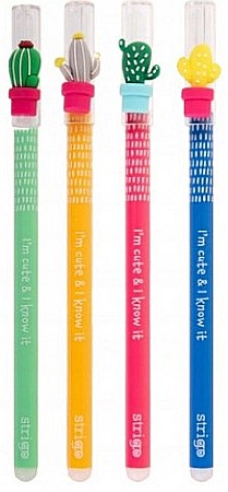 Pixuri - Pix strigo cerneala cu stergere cactus ssc164