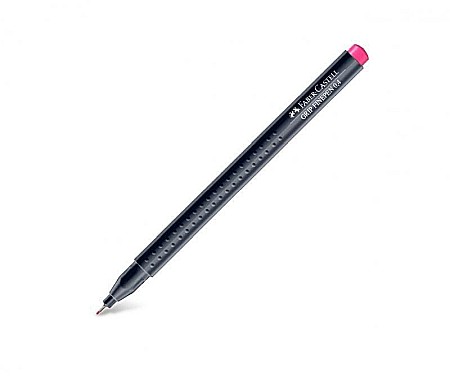 Rollere și finelinere - Liner 0.4 mm roz magenta grip Faber-Castell