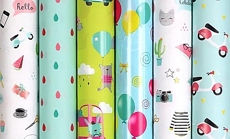 Hârtie pentru impachetat - Hartie ambalaj rola 70cmx2m hello rotolux rl351170