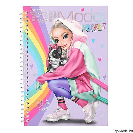 Cărți de colorat - Top Model carte buzunar