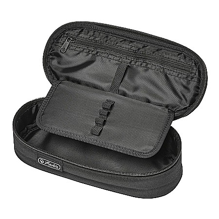 Penare - Penar tip etui Herlitz 1 compartiment negru