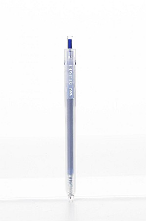 Pixuri - Pix gel cu mecanism 0.5 mm albastru Delight Deli