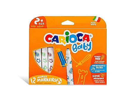 Instrumente de scris - Carioca baby marker 2+12/set skr097