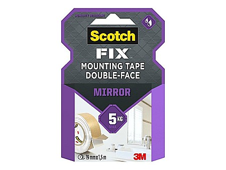 Birotică și accesorii birou - Banda dbl adeziva mont oglinzi 19mmx1.5m bad086