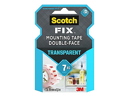 Birotică și accesorii birou - Banda dbl adeziva transparenta 19mmx1.5m bad085