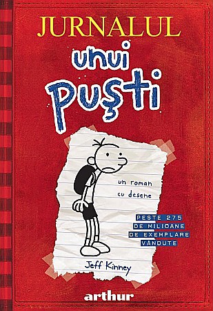 Cărți pentru copii - Jurnalul unui pusti - Jeff Kinney
