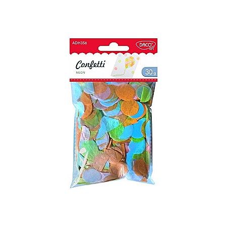 Craft și modelaj - Accesorii craft Confetti neon Daco