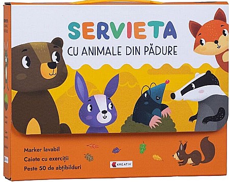 Cărți - Servieta cu animale din padure