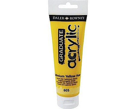 Artă și creativitate - Cul acril graduate 120ml cadmiun yellow hue fl123120605