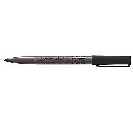 Marker permanent negru 1.0mm Bic [1]