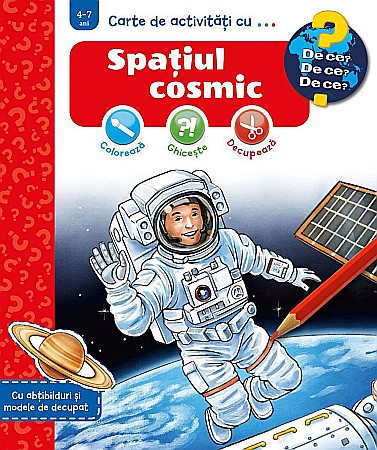 Hobby și activități pentru copii - Carte de activitati cu... Spatiul cosmic