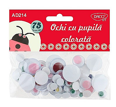 Craft și modelaj - Accesorii craft ad214 ochi cu pupila colorata