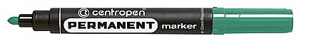 Rechizite școlare - Marker permanent verde varf rotund 2.5 mm Centropen