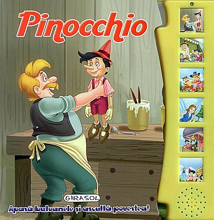 Cărți ilustrate și interactive - Citește și ascultă Pinocchio