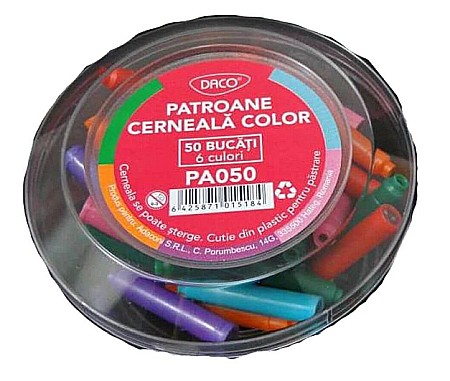 Mine și rezerve - Patron color set 50 cutie plastic daco pa050