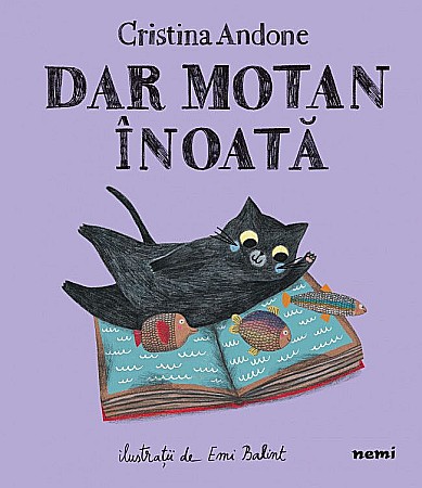 Cărți ilustrate și interactive - Dar Motan înoată – Cristina Andone