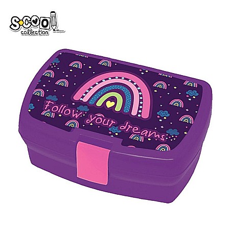 Cutii sandwich și caserole - Cutie sandwich 630ml follow your dreams - s-cool sc2618