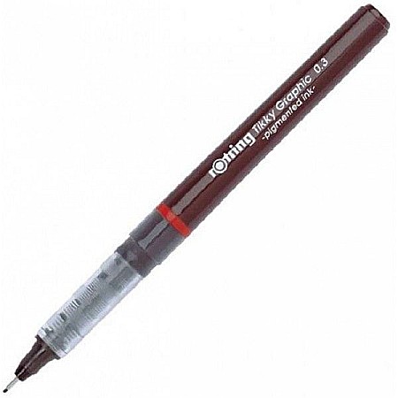 Rechizite școlare - Liner graphic 0.3mm negru tikky rotring ro1904753