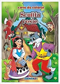 Cărți - Scufița Roșie – Carte de colorat