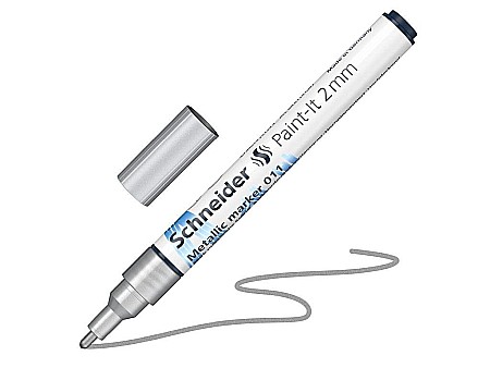 Rechizite școlare - Marker metalic paint-it 011 2mm silver metallic pmk031