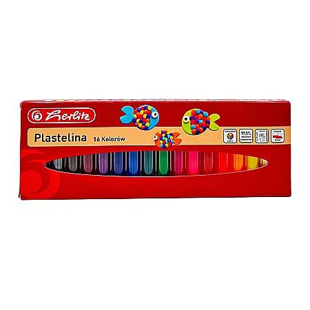 Artă și creativitate - Plastilina herlitz set 16 culori 9570797