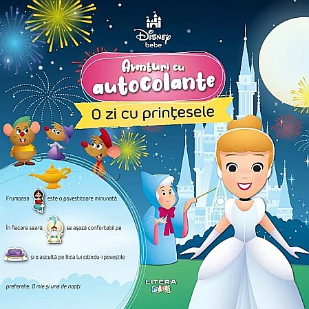 Cărți - Aventuri cu autocolante O zi cu prințesele