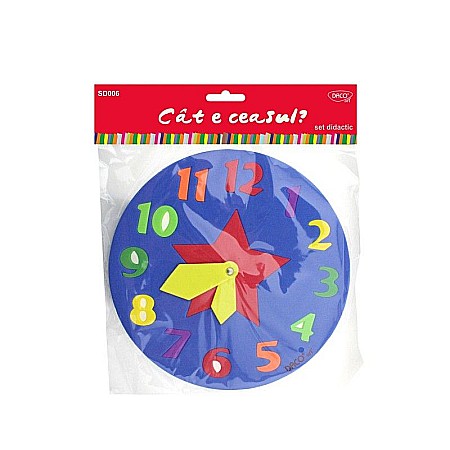 Jocuri educative și de societate - Set didactic-sd006 cat e ceasul?Daco