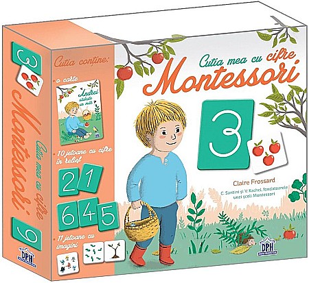 Materiale educaționale - Cutia mea cu cifre Montessori - Claire Frossard