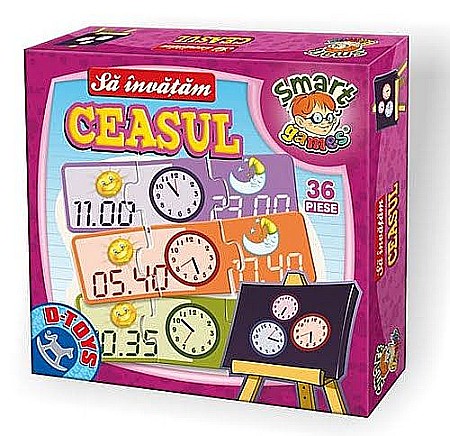 Jucării și jocuri - Sa invatam ceasul dto62345