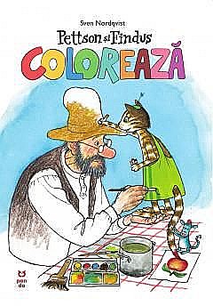 Cărți pentru copii - Pettson și Findus colorează – Sven Nordqvist