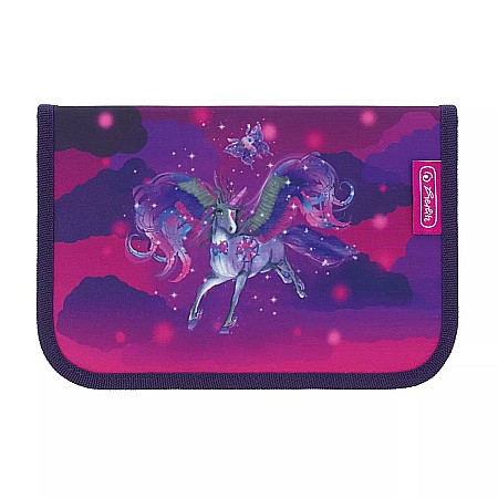 Promoții de Toamnă - Penar echipat unicorn violet fete Herlitz