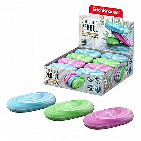 Rechizite școlare - Guma sters erichkrause piatra colorata erk056041