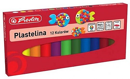 Plastilină - Plastilina herlitz set 12 culori 9588559