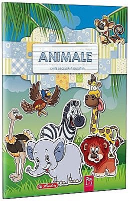 Cărți - Carte de colorat alfabet cu animale 