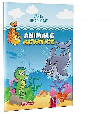 Cărți - Carte de colorat animale acvatice