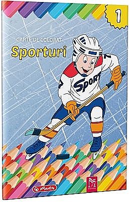 Cărți - Carte de colorat –  Sporturi