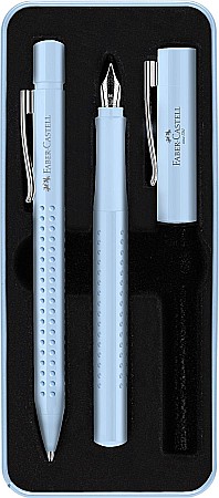 Instrumente de scris premium - Set stilou M + pix grip 2010 bleu sky