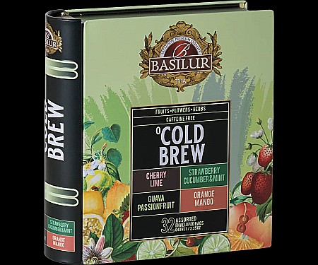Ceaiuri premium Basilur - Basilur cold brew assorted 32e tin caddy 72198