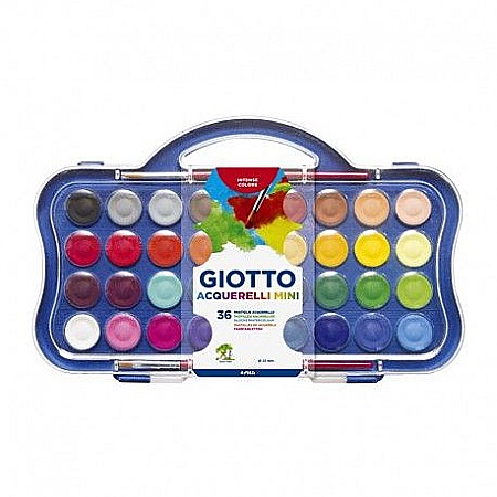 Rechizite școlare - Acuarela giotto set 36cul+2pensule fl0353600