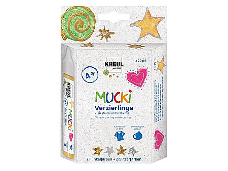 Artă și creativitate - Mucki glitzy 4/set skp077