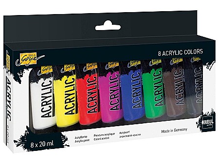 Artă și creativitate - Vopsea acrilica solo goya 20ml 8/set skp141