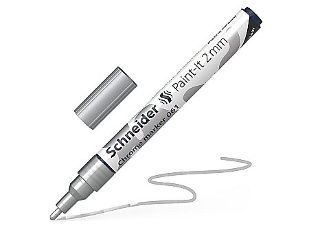 Rechizite școlare - Chrome marker paint-it 061 2mm chrome metallic ml06101460